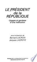 Le Président de la République