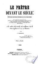 Le prêtre devant le siècle