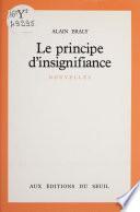 Le Principe d'insignifiance