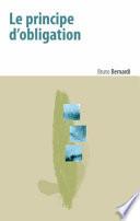 Livre Le principe d'obligation