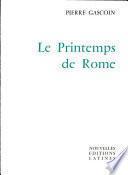 Le Printemps de Rome