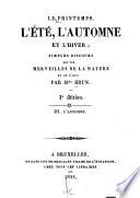 Le Printemps, l'ete, l'automne et l'hiver: L'Automne