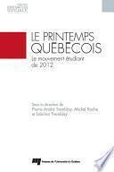 Le printemps québécois