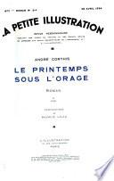 Le printemps sous l'orage, roman