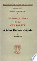 Le Probleme de la Causalite