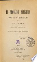 Le problème religieux au XIXe siècle