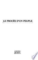 Le Procès d'un peuple