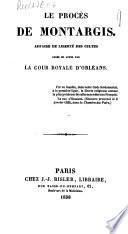 Le proces de Montargis