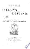 Le procès de Rennes, 1899