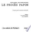 Le procès Papon