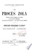 Le procès Zola devant la cour d'assises de la Seine et la cour de cassation: et T. 2