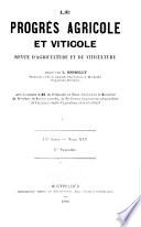 Le Progrès agricole et viticole
