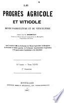 Le Progres agricole et viticole