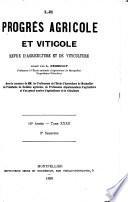 Le Progres agricole et viticole