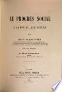 Le progrès social à la fin du XIXe siècle