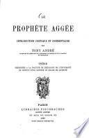 Le prophète Aggée