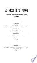 Le Prophète Amos