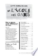 Le p’tit journal des gars de l’école des gars, Vol. 1, No 3