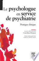 Le psychologue en service de psychiatrie