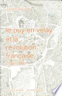 Le Puy-en-Velay et la révolution française, 1789-1799