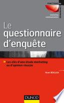 Le questionnaire d'enquête