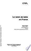 Le raisin de table en France