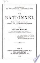 Le rationnel