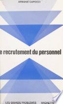 Le recrutement du personnel