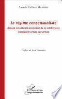 Le régime consensualiste dans la constitution congolaise du 25 octobre 2015