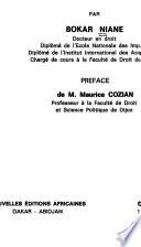 Le régime juridique et fiscal du Code des investissements au Sénégal