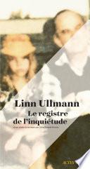 Le Registre de l'inquiétude