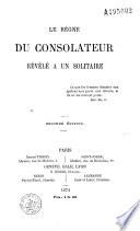 Le règne du consolateur révélé à un solitaire