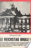 Le Reichstag brûle !