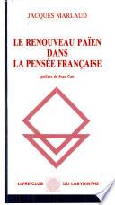 Le renouveau païen dans la pensée française
