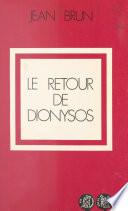 Le retour de Dionysos