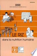 Le riz dans la nutrition humaine