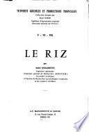 Le Riz ...