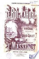 Le roi de Lahore