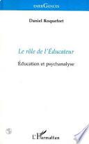 Le rôle de l'éducateur