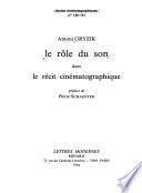 Le rôle du son dans le récit cinématographique