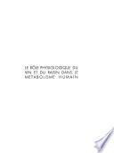 Le rôle physiologique du vin et du raisin dans le metabolisme humain