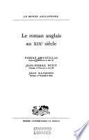 Le roman anglais au XIXe siècle