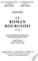 Le roman bourgeois