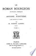 Le roman bourgeois