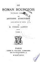 Le roman bourgeois