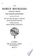 Le roman bourgeois