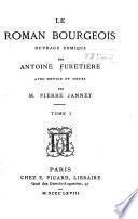 Le roman bourgeois