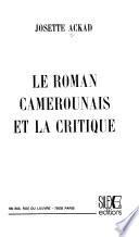 Le roman camerounais et la critique