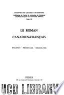 Le roman canadien-français