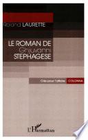 Le roman de Ghjuvanni Stéphagèse